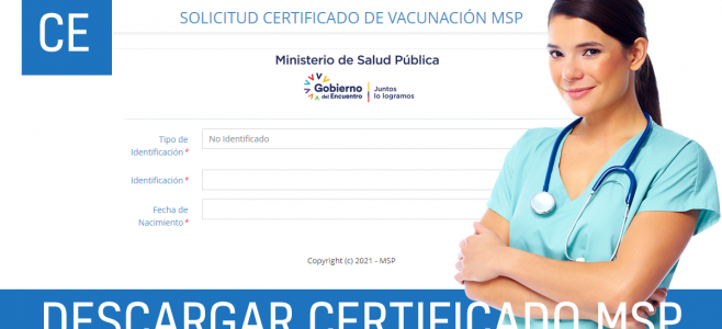 Así puede descargar el certificado de vacunación contra el covid-19 en Ecuador 2022